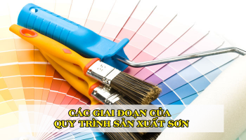 CÁC GIAI ĐOẠN CỦA QUY TRÌNH SẢN XUẤT SƠN