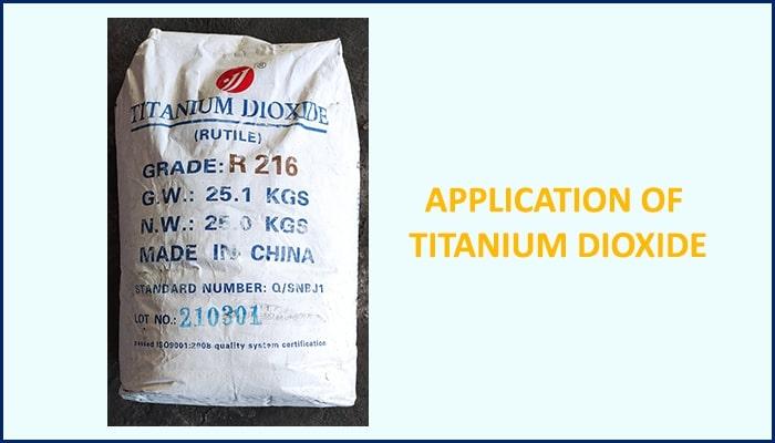 NHỮNG ỨNG DỤNG RỘNG RÃI CỦA TITANIUM DIOXIDE