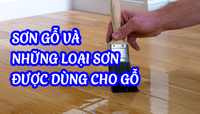 SƠN GỖ VÀ NHỮNG LOẠI SƠN ĐƯỢC DÙNG CHO GỖ