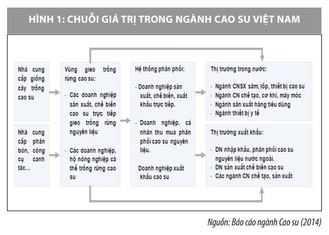 chuỗi giá trị sản xuất cao su